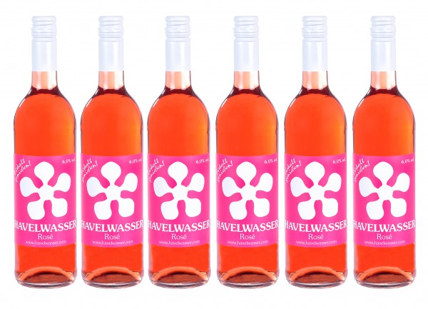 6er Karton Havelwasser Rosé, Bio - Birnensaft küsst Roséwein 6 x 750ml 4260415330093