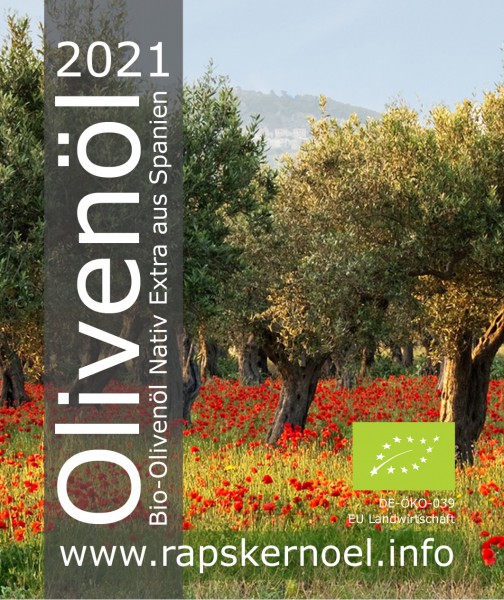 Olivenöl Bio, 3 Liter Bag-in-Box, Ernte 2021